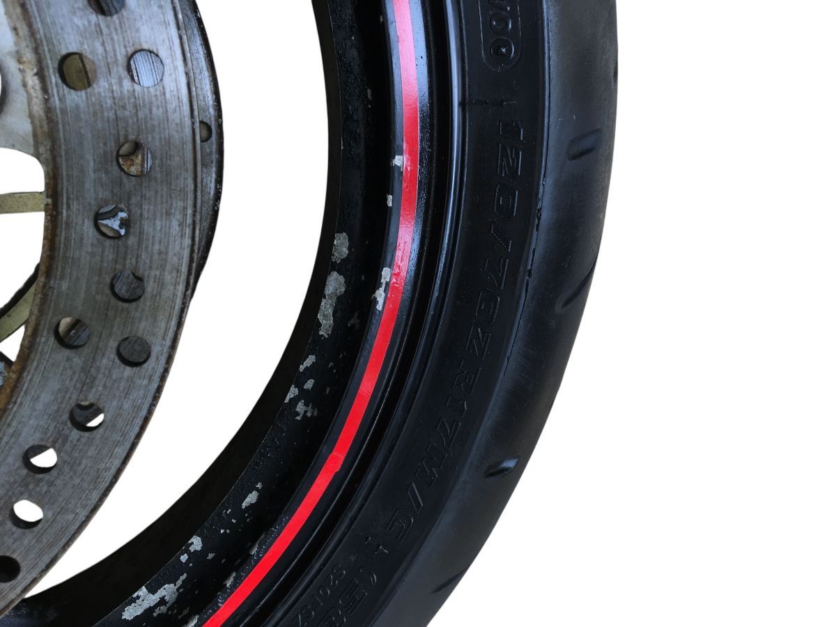 Kawasaki ZX-12R ZXT20A A型 前後 ホイール セット ディスク付 レストア 組み換え 流用 ＯＨベースにも 2748-Z4307 BRIGHTFACE_UK