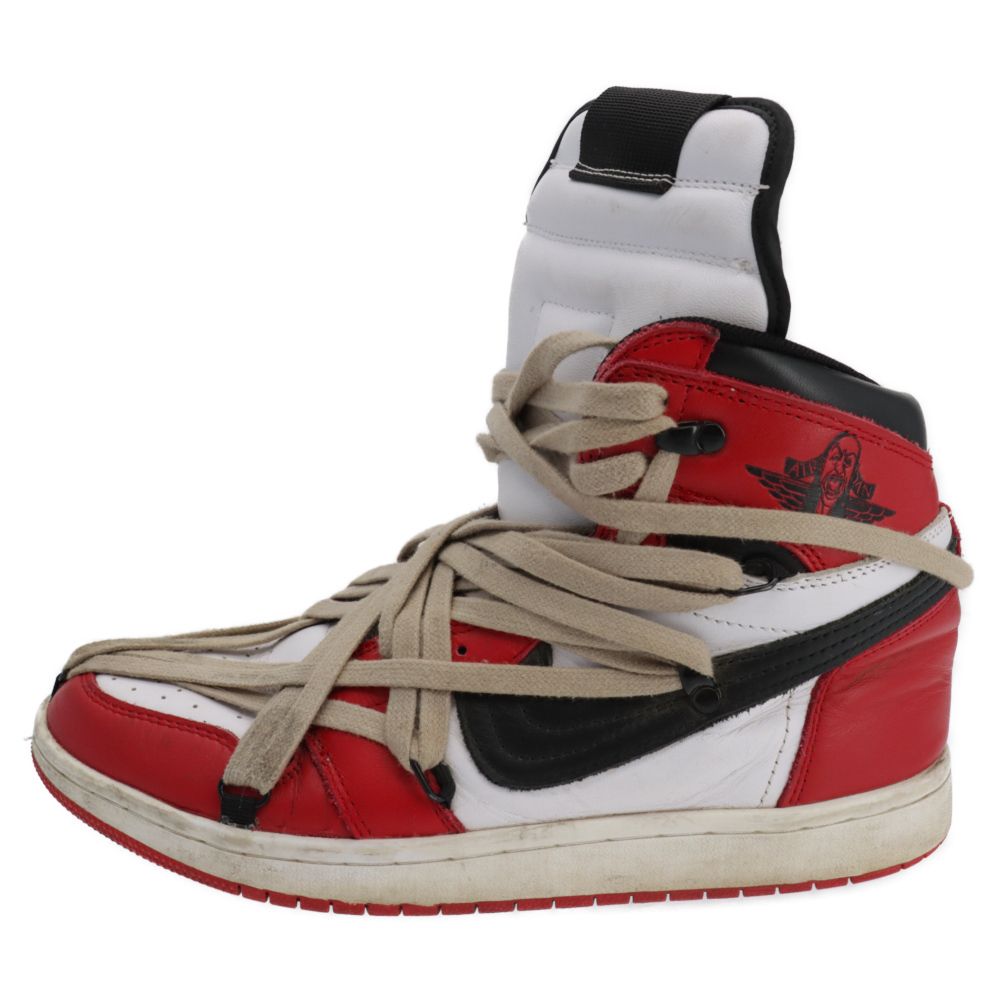 VOGAL STAND ヴォーガル スタンド 1'S SNEAKER CHICAGO ハイカットスニーカー レッド/ブラック US9/27cm 332550-164 VOGAL STAND (ヴォーガル スタンド) 1'S SNEAKER CHICAGO ハイカット