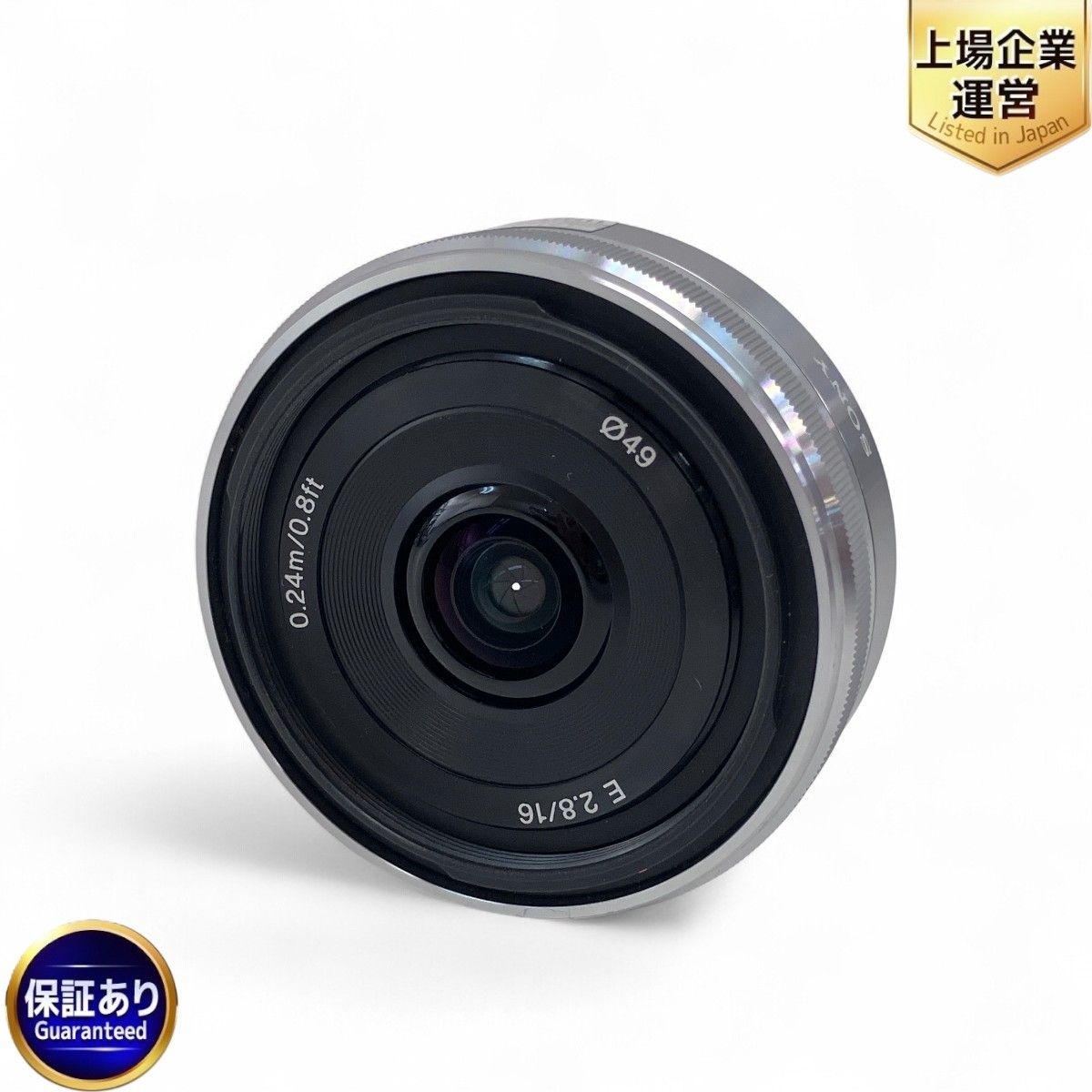 SONY SEL16F28 E 16mm F2.8 単焦点 カメラ レンズ ソニー 良好 Z10076811
