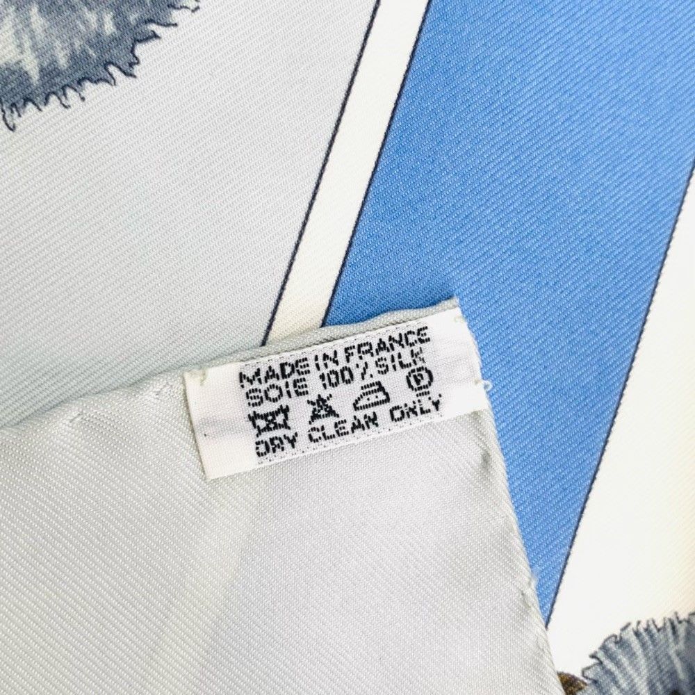 美品 HERMES エルメス カレ90 CONFIDENTS DES COEURS テディベア