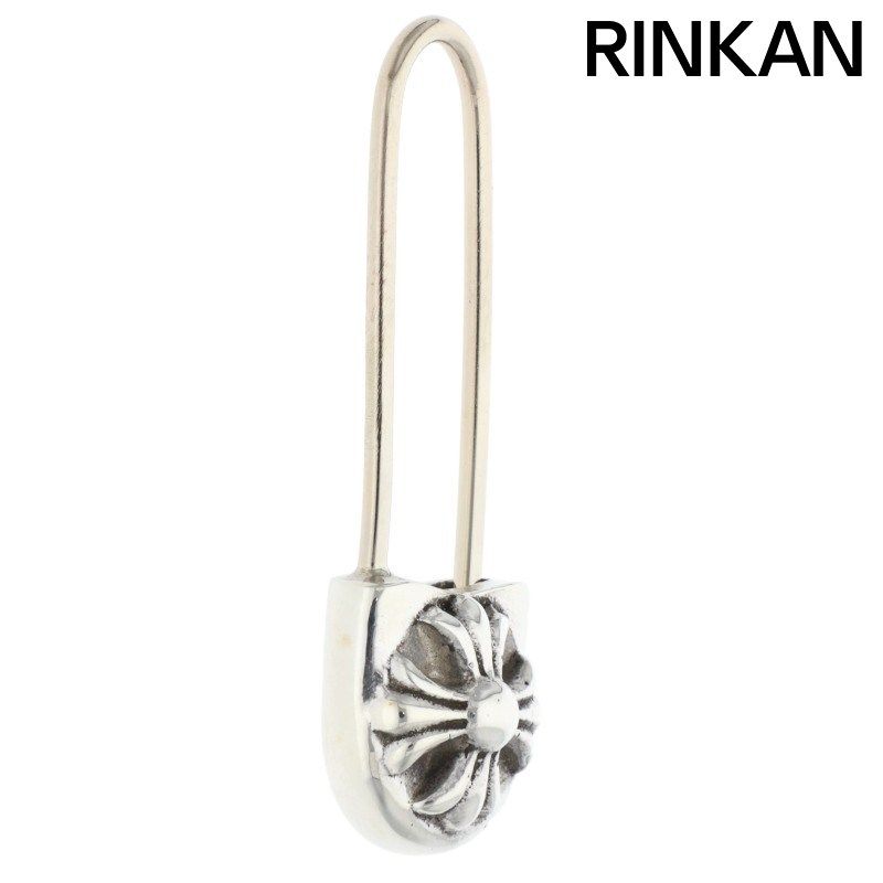 クロムハーツ SAFETY PIN CH PLS L|セーフティーピンCHプラス シルバーピアス メンズ