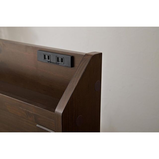 萩原 Hagihara MB-5164SD-DBR セミダブルベッド 新生活 インテリア 家具おしゃれ TALLINNNEXPO_COM