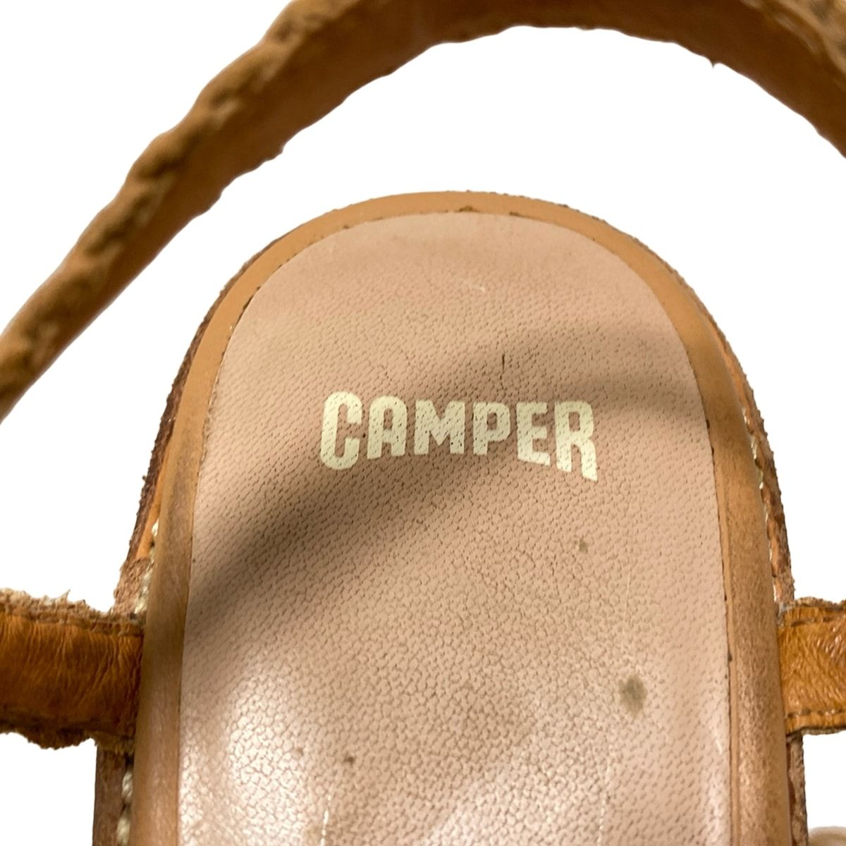 CAMPER(カンペール) サンダル 39 レディース - ライトブラウン