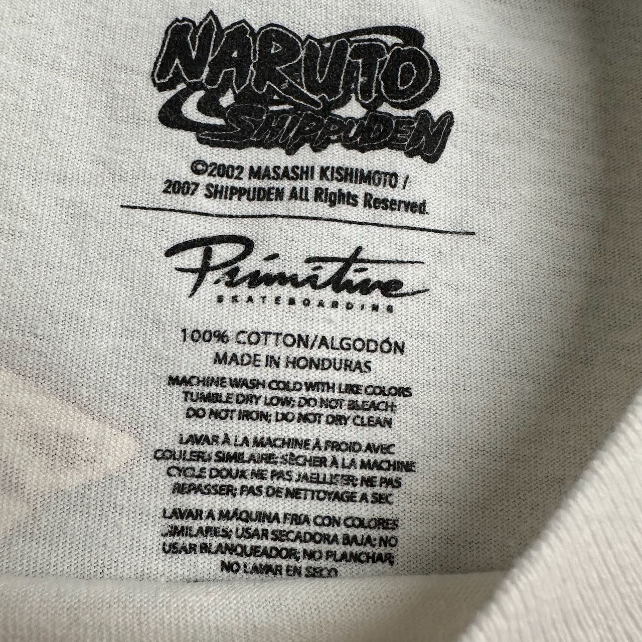激レア　マイト・ガイ　Tシャツ　ナルト　プリミティブ　白　XL 激レア マイト・ガイ Tシャツ ナルト プリミティブ 白 XL 楽天