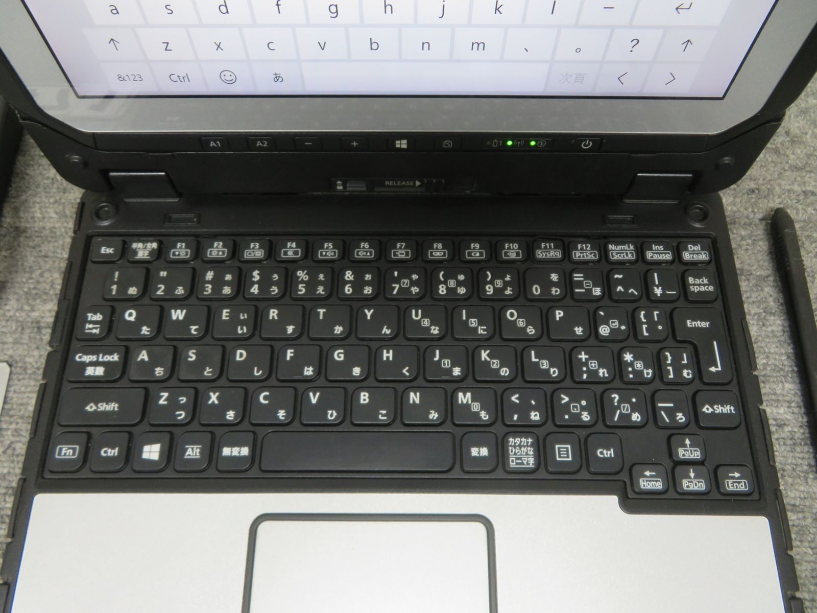 【タッチペン付・sim・業務用】◆Panasonic TOUGHBOOK CF-20/ 10.1型◆Core i5-7Y57/高速128GB SSD/メモリ4GB◆Windows 10 Pro/サービス microsoft Office 2021付◆到着後すぐに使える ACアダプター付き タッチペン付・sim・業務用】Panasonic TOUGHBOOK CF-20/ 10.1型