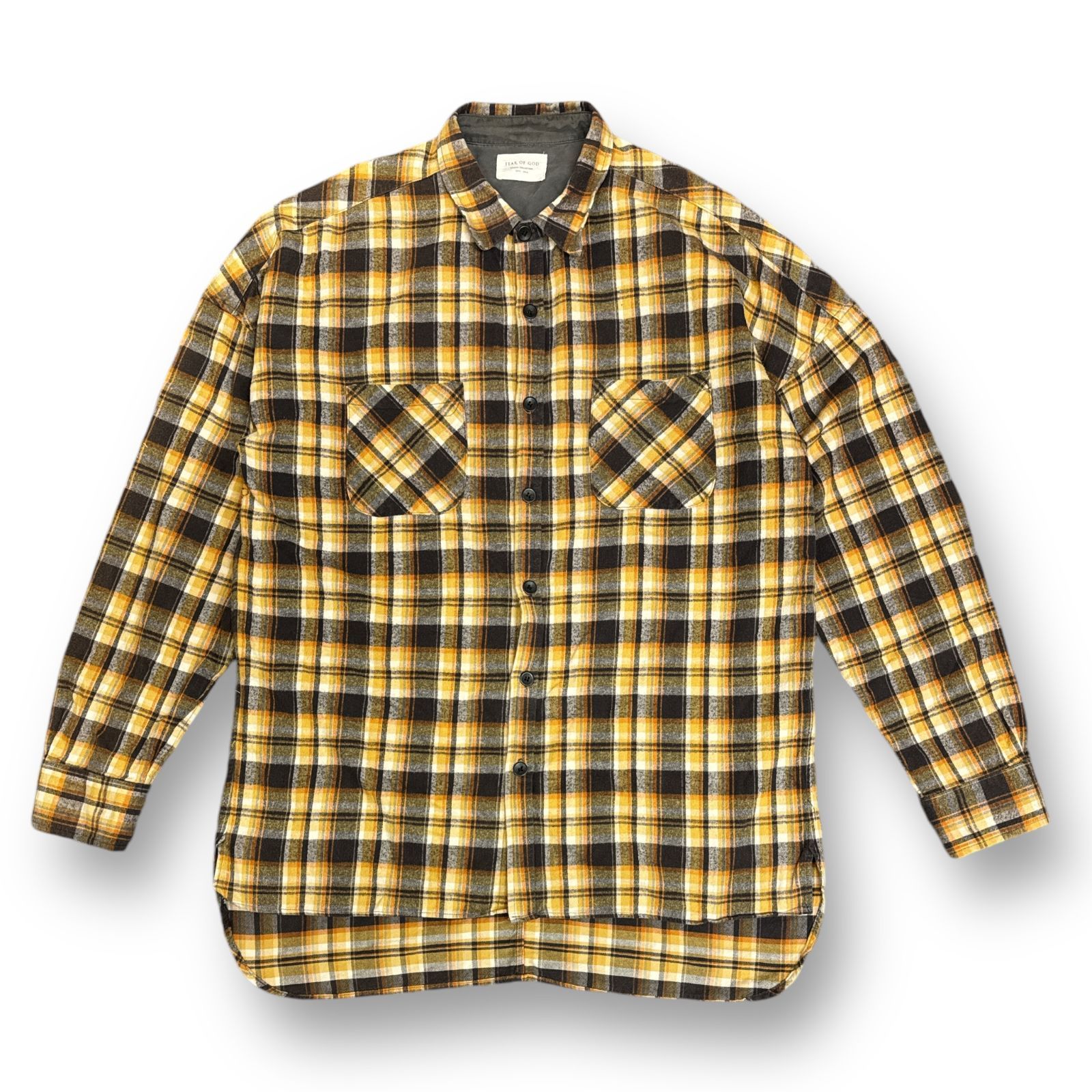 FEAR OF GOD 4th フィアオブゴッド フランネル チェックシャツ L 