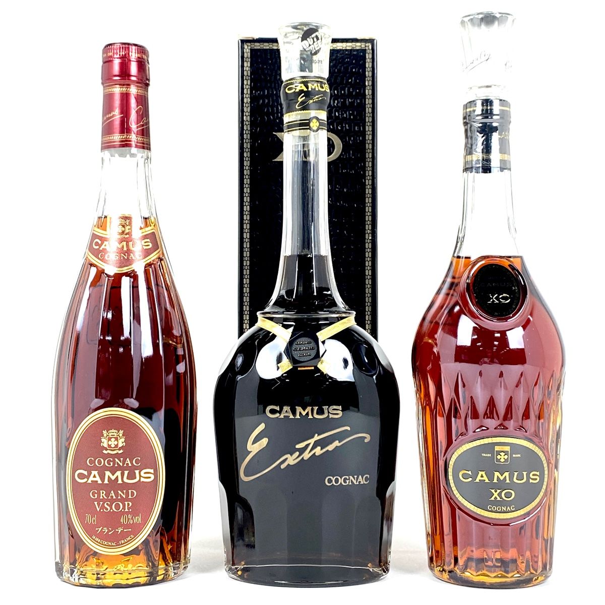 新作ウエア カミュ 3本 CAMUS セット ブランデー 700ml コニャック カミュ その他
