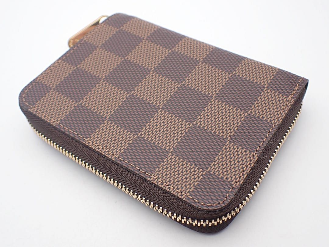【美品】ルイヴィトン ダミエ エベヌ ジッピーパース N63070 LOUIS VUITTON ルイ・ヴィトン ダミエ・エベヌ ジッピー・コイン