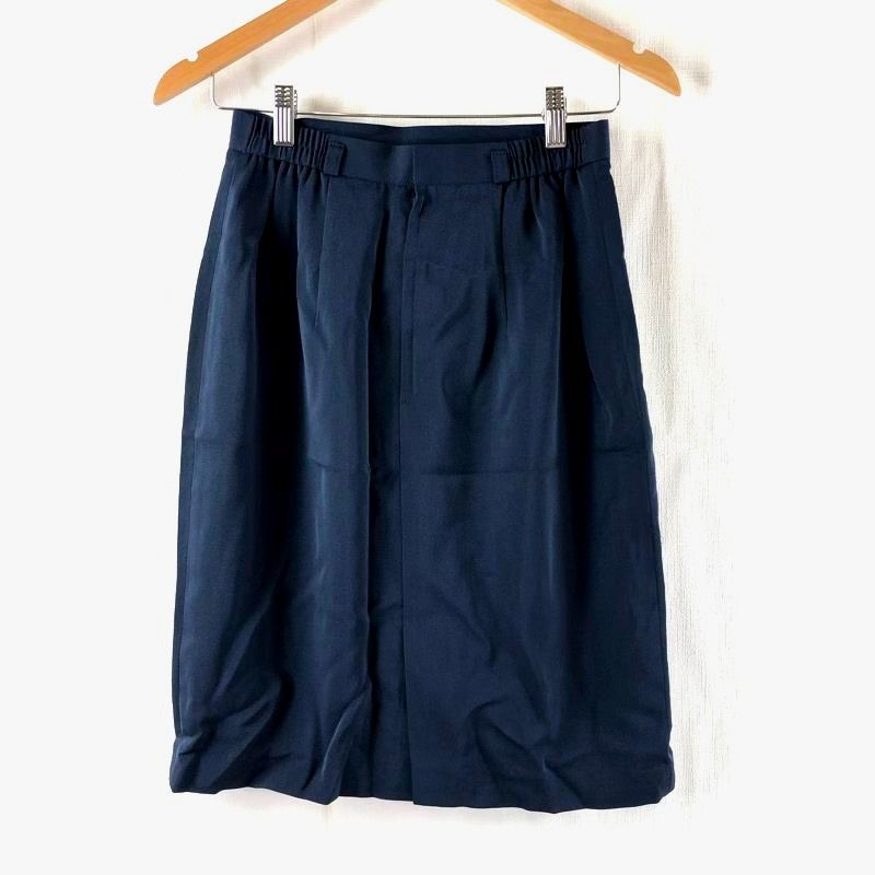 スカート タイトスカート 膝丈 日本製 裏地付き 薄手 バックファスナー