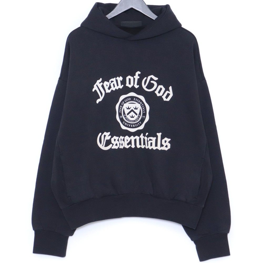 ESSENTIALS HEAVY FLEECE VINTAGE SHRUNKEN HOODIE Mサイズ