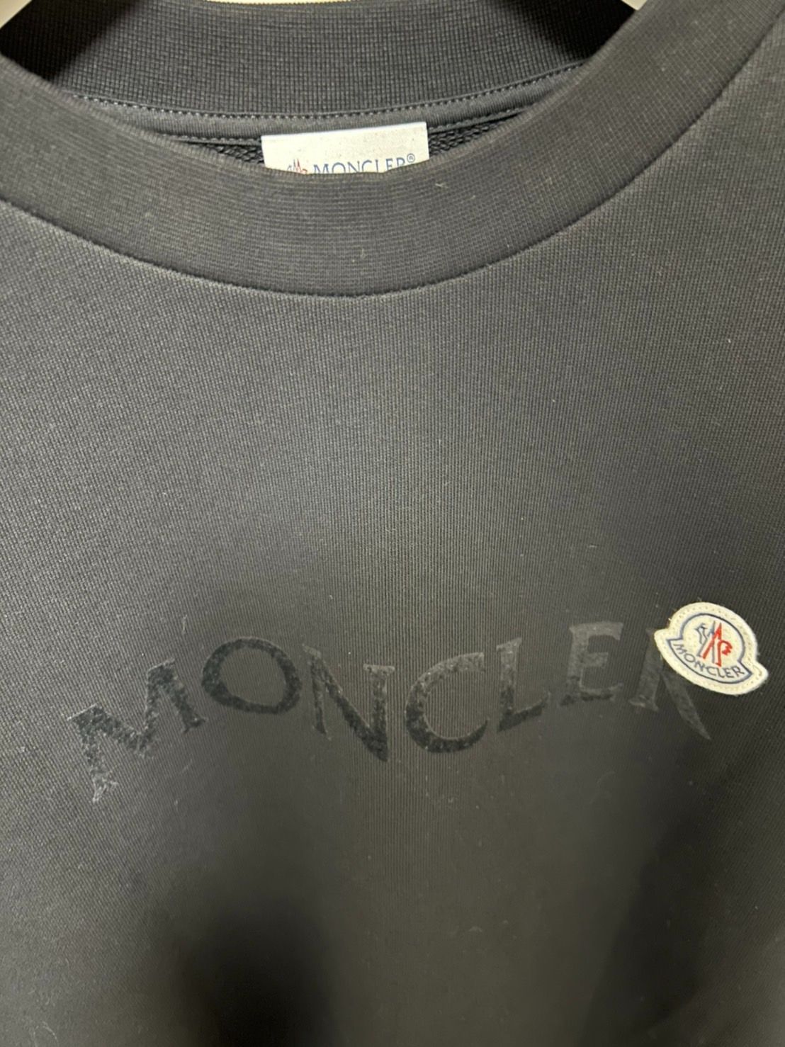 ☆未使用タグ付き・本物保証☆MONCLER レタリングロゴ スウェット S