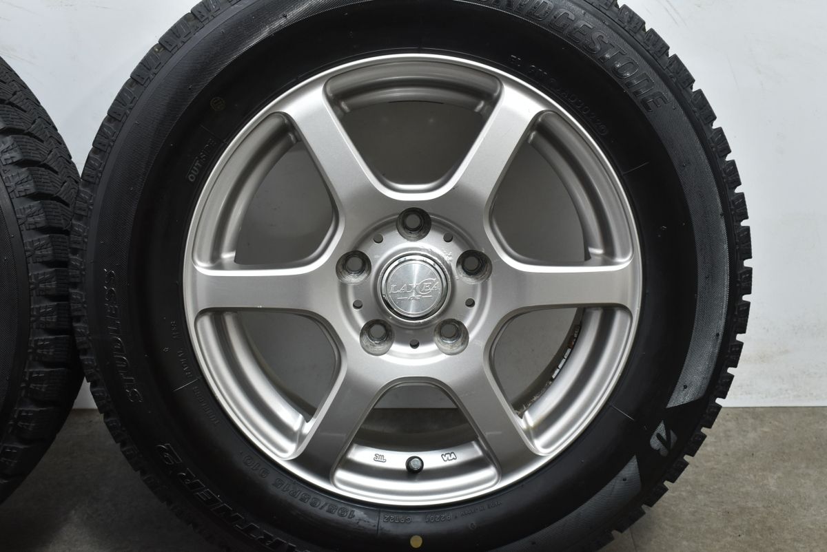 レイシア 15in 6J +53 PCD114.3 ヨコハマ アイスガード5PLUS iG50+ 195/65R15 ノア ヴォクシー ステップワゴン セレナ 送料無料 15インチ スタッドレス レイシア ヨコハマ アイスガード iG50プラス