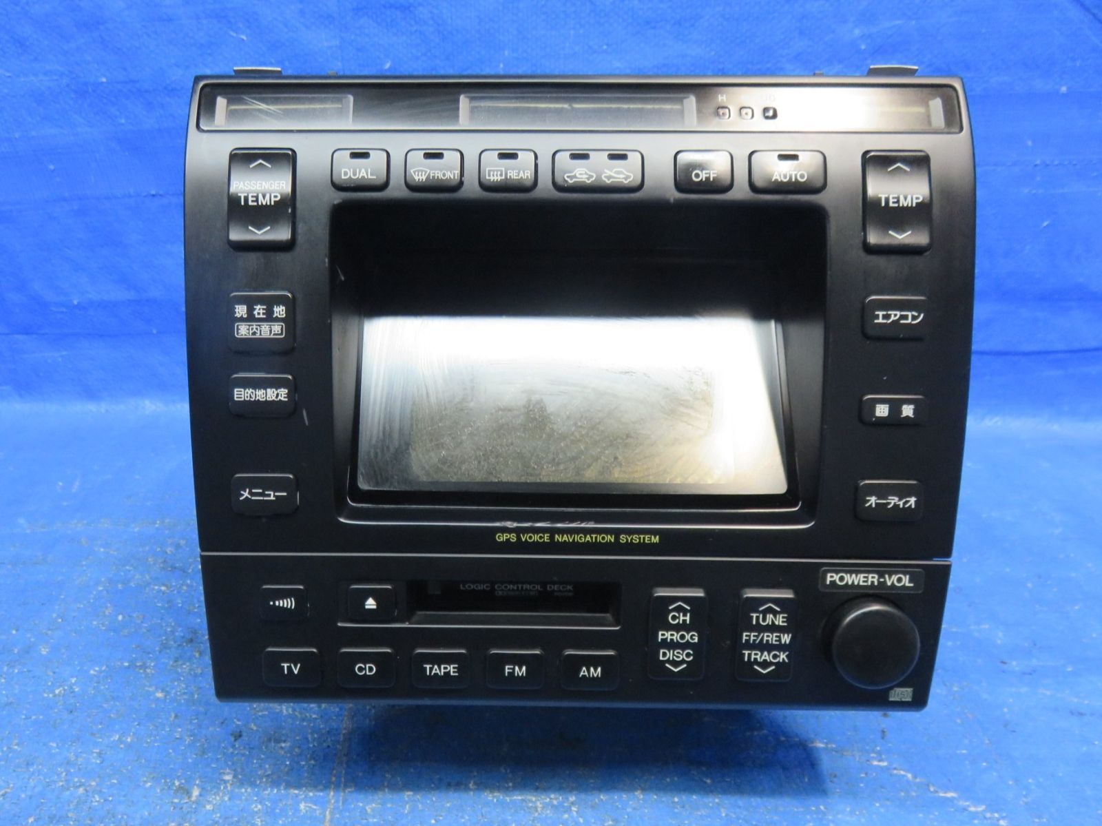 LA7152 トヨタ セルシオ UCF20 前期 ナビモニター マルチディスプレイ オーディオ エアコンパネル 純正 86111-50020 液晶難有