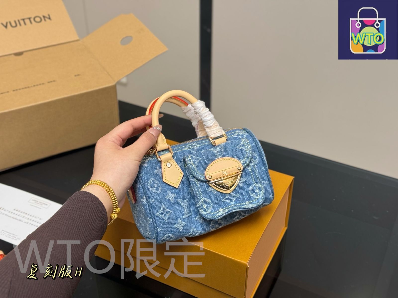 【追跡付】早い者勝ち♡デニムが可愛い♪ナノスピーディ 追跡付】早い者勝ち♡デニムが可愛い♪ナノスピーディ