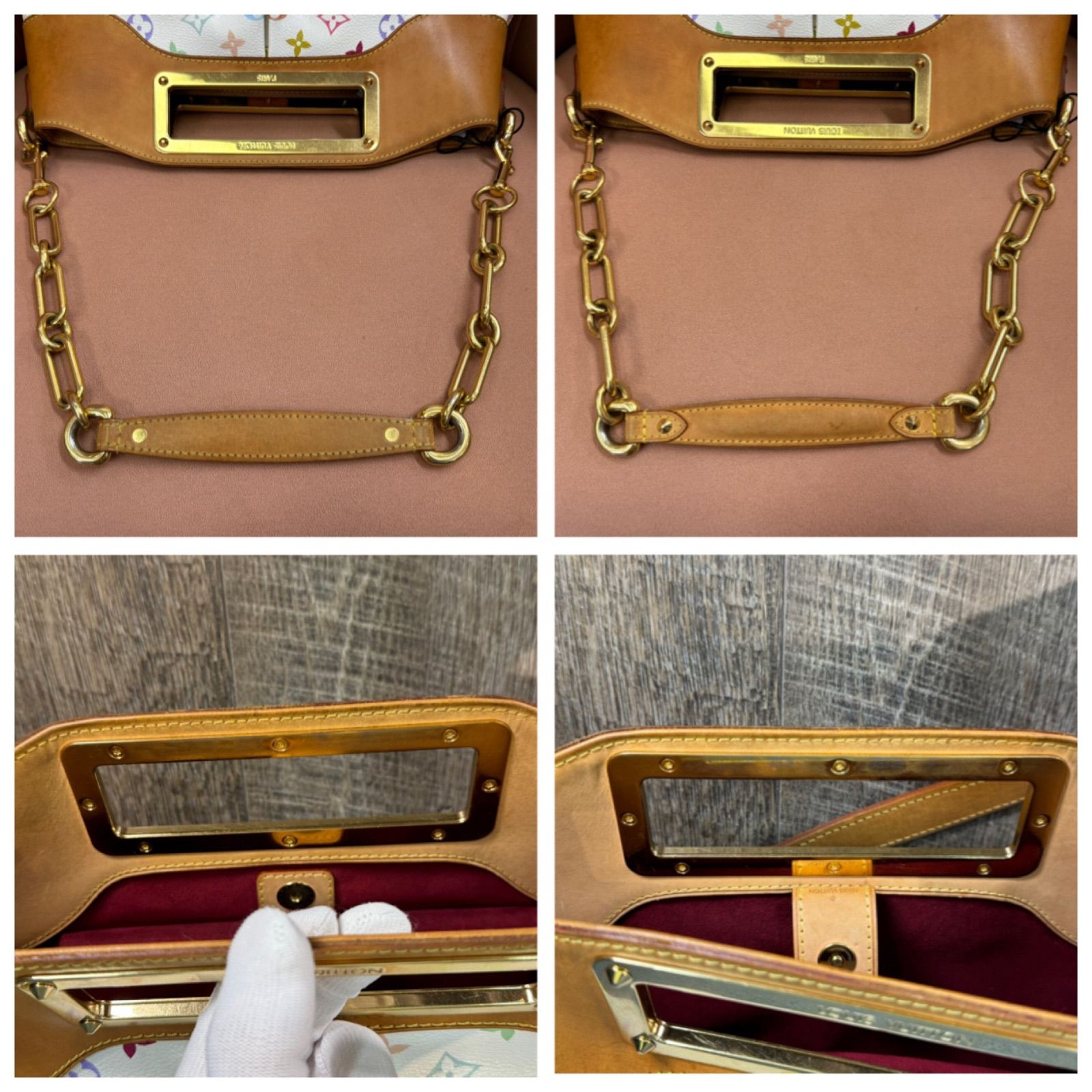 LOUIS VUITTON】 マルチカラー ジュディMM ブロン ショルダー LOUIS VUITTON】 マルチカラー ジュディMM ブロン ショルダー