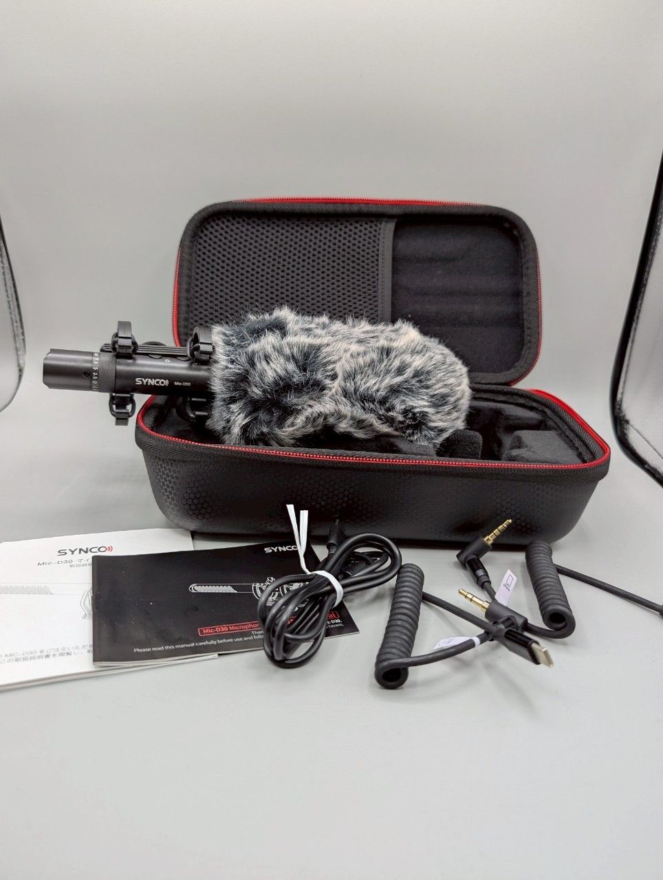 SYNCO-D30-コンデンサーマイク-ガンマイク-外付けマイク SYNCO-D30