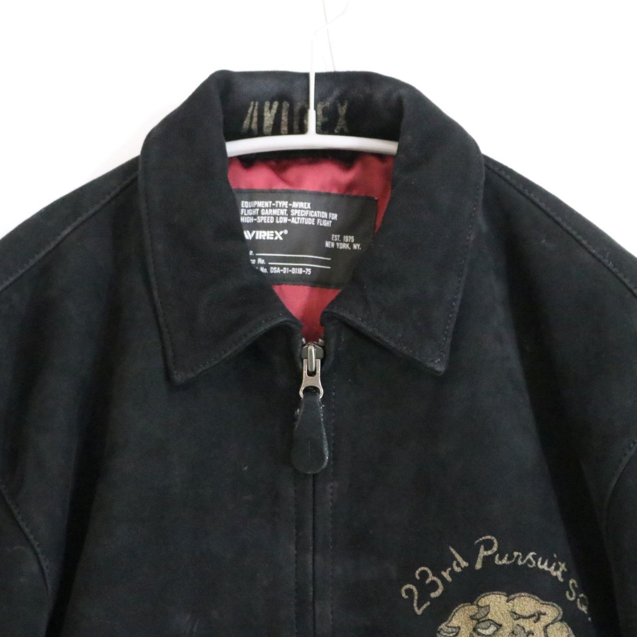 美品 AVIREXスウェードレザーJKT 正規取扱店 AVIREX (アヴィレックス) 4250008 AGED SUEDE