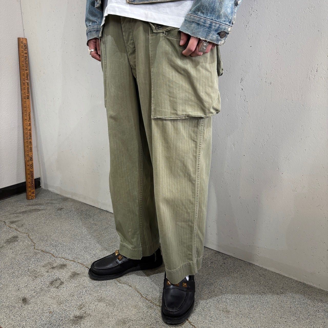 Military】40s USMC P-44 Monkey Pants 40s vintage USMC P-44