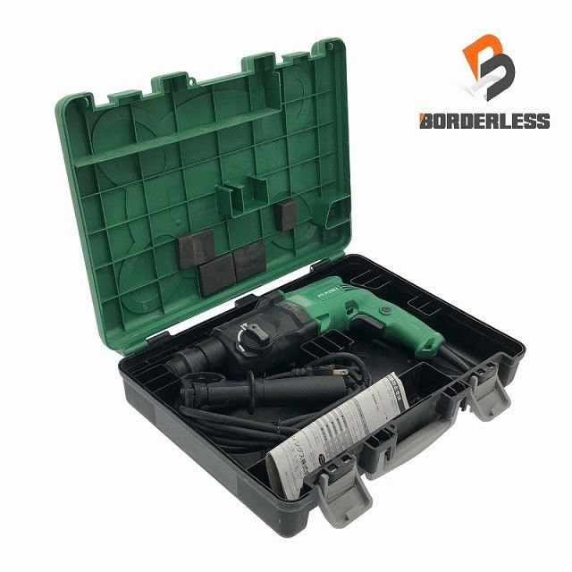 品 HiKOKI ハイコーキ 100V 24mm ロータリハンマドリル DH24PG2 ケース付き ロータリーハンマードリル 穴あけ116464