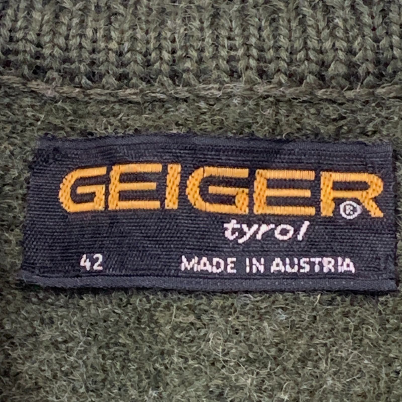 GEIGER ガイガー 圧縮ウール チロリアン ジャケット
