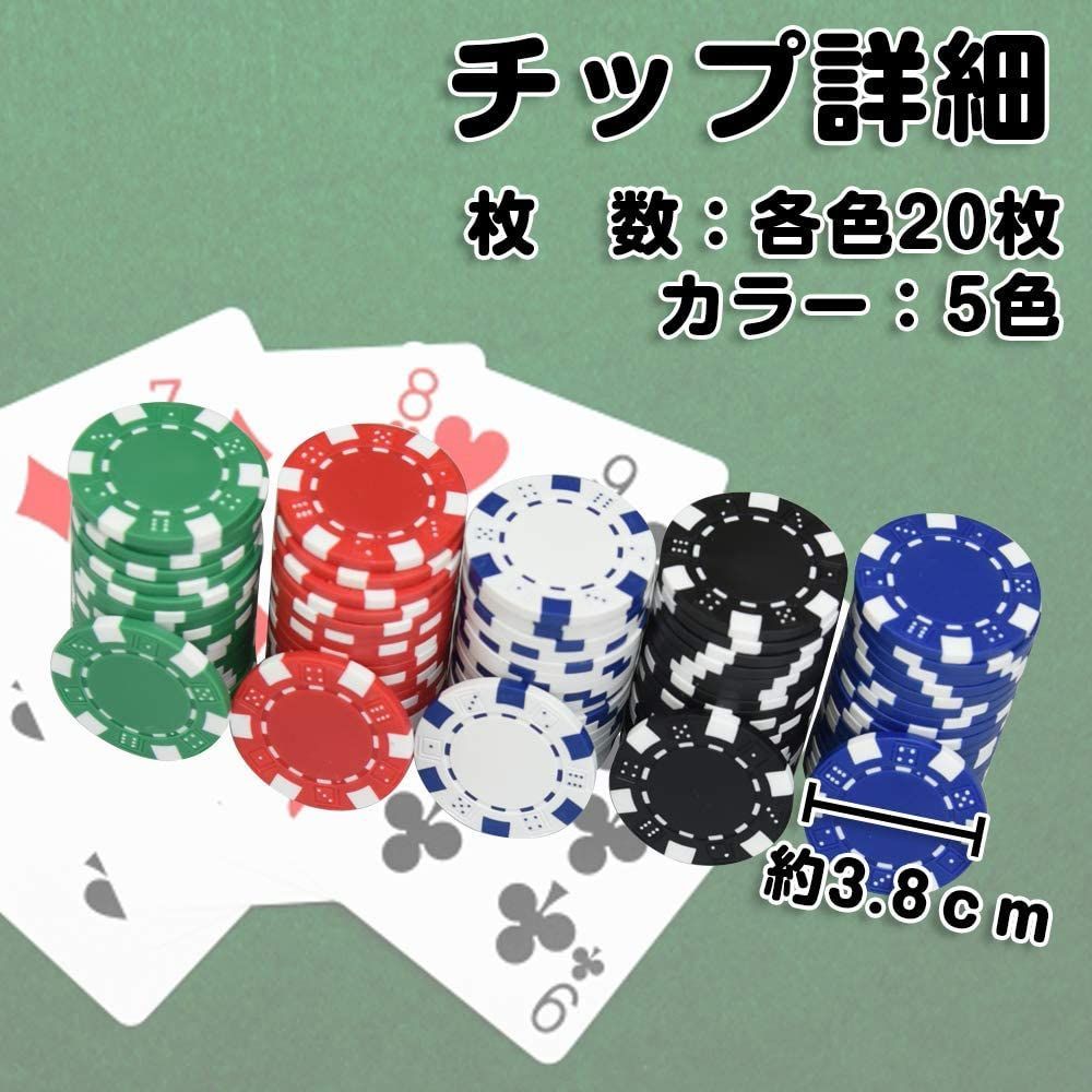 ポーカー チップ（コイン） 各1枚 - ラウンド用品・アクセサリー