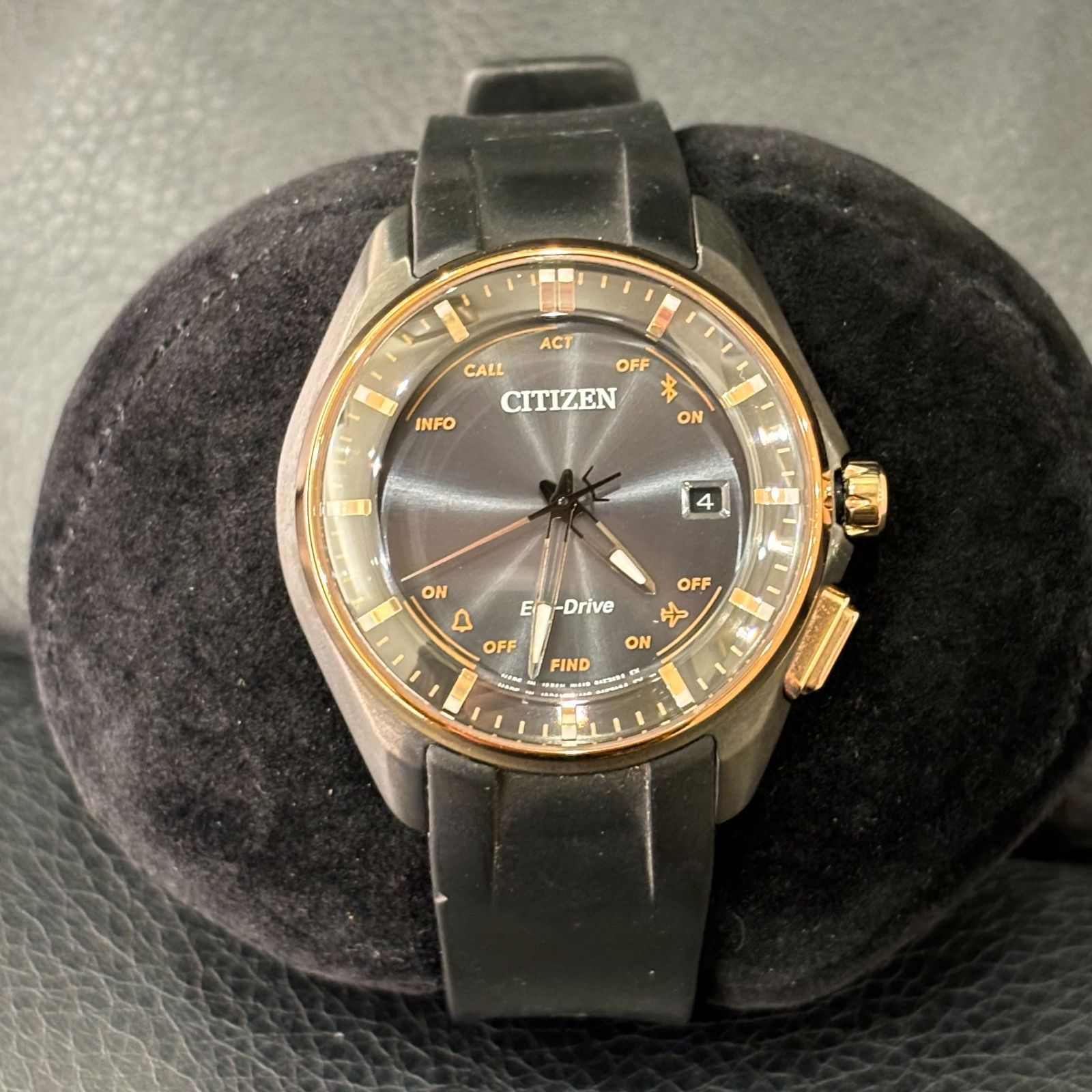 ♪♪7433 稼働品 CITIZEN シチズン W410-S114195 エコドライブ デイト
