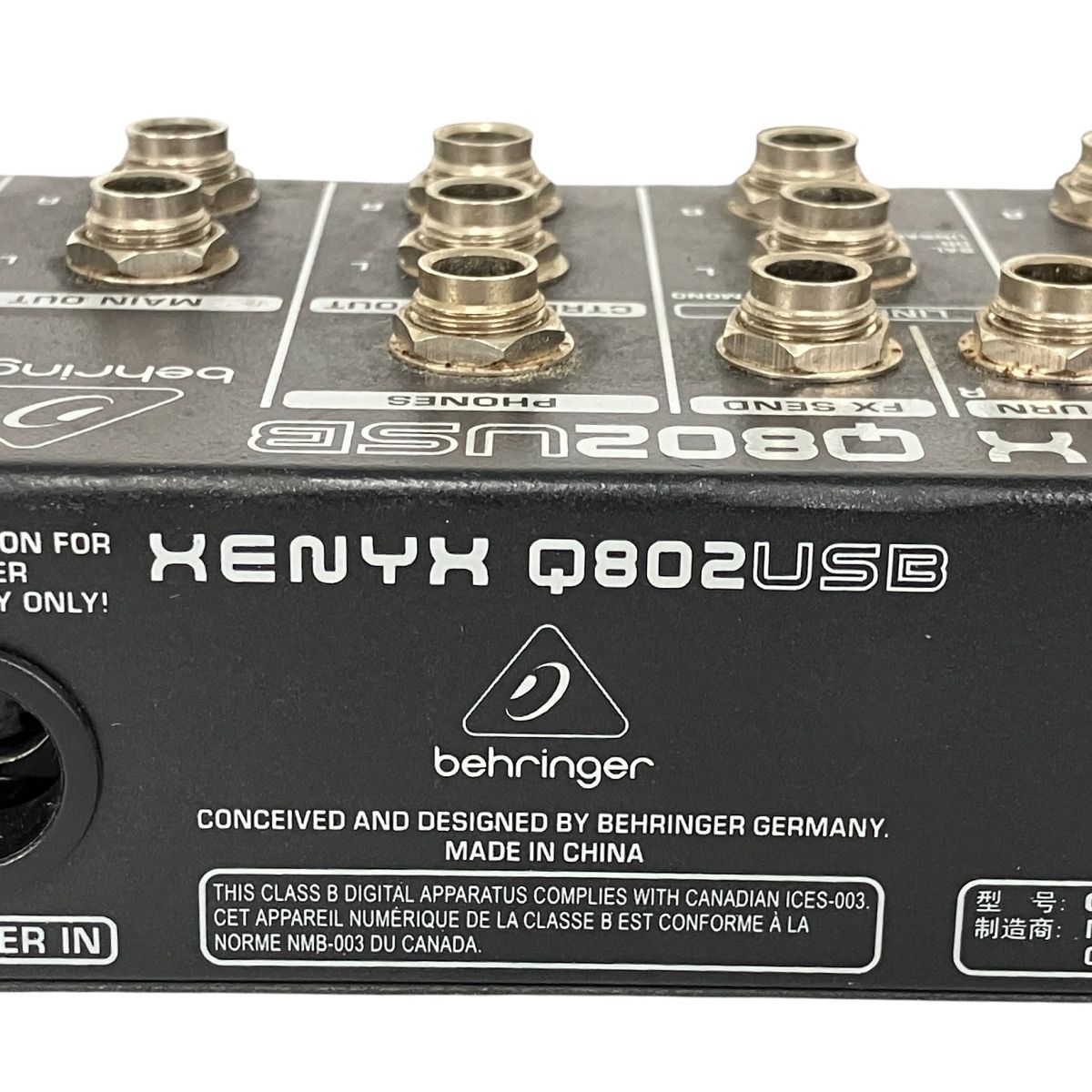 Behringer XENYX Q802USB アナログミキサー Amazon | Behringer Xenyx q802usb | コンデンサ | 楽器・音響機器