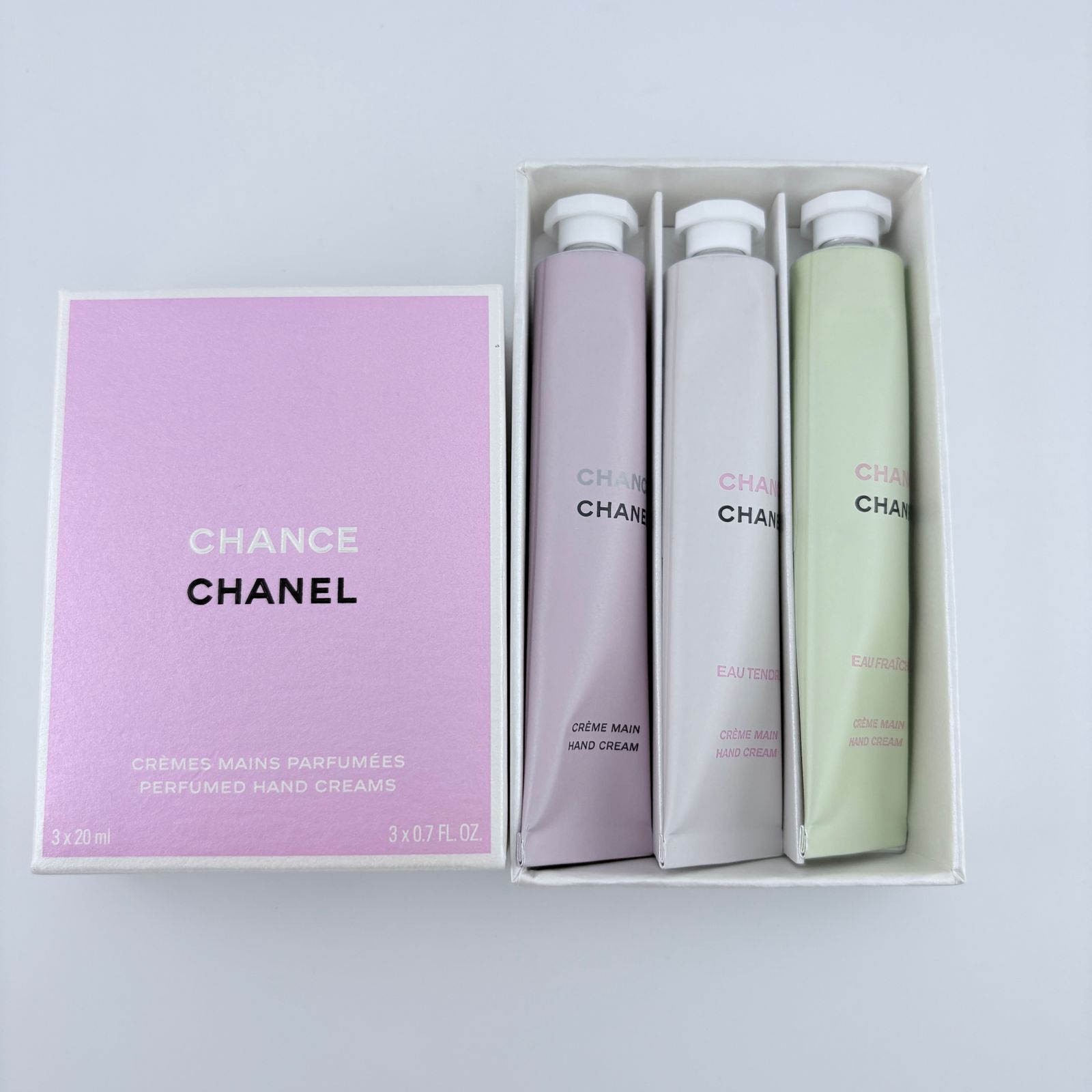 限定品 シャネル チャンス クレーム マン ハンドクリーム 3本セット