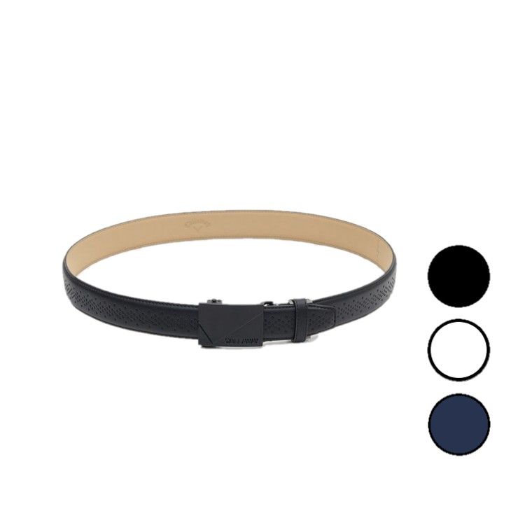 25秋冬 キャロウェイ CALLAWAY メンズ セレーションベルト c25292102 合成皮革 フリーサイズ ストレッチ性 ギフト プレゼント