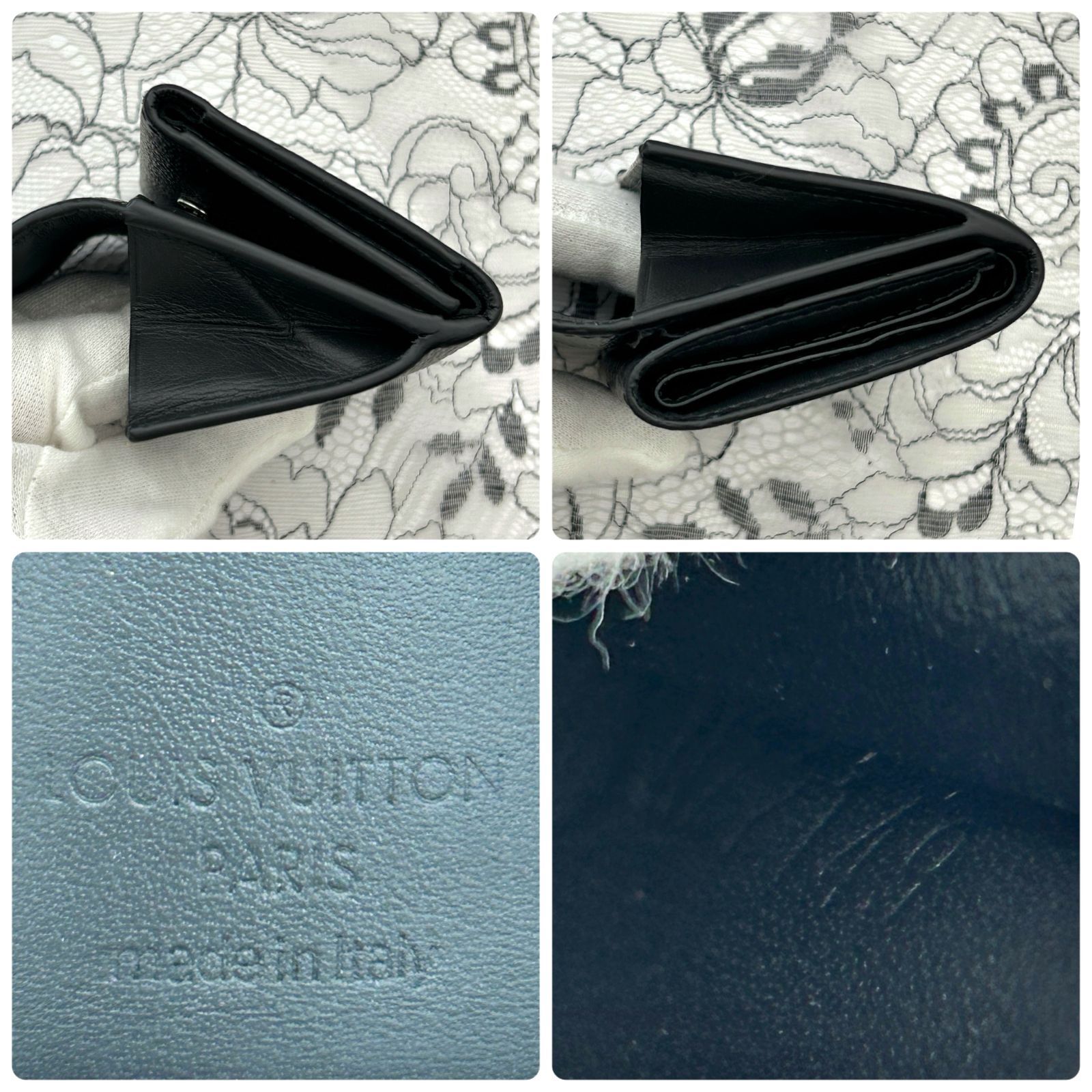  ルイヴィトン モノグラム エクリプス ディスカバリーコンパクト 三つ折り財布 折り財布