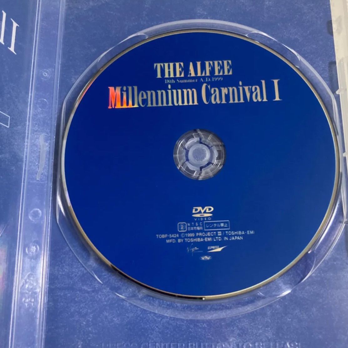 DVD/THE ALFEE Millennium Carnival Ⅰ,Ⅱ