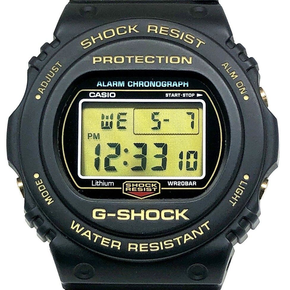 G-SHOCK ジーショック DW-5735D-1B 30th ANNIVERSARY 35周年記念 モデル スティング ブラック ゴールド 2018年4月発売