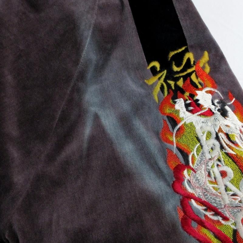 ダブレット doublet 17AW CHAOS EMBROIDERY TRACK HOODIE カオスエン  