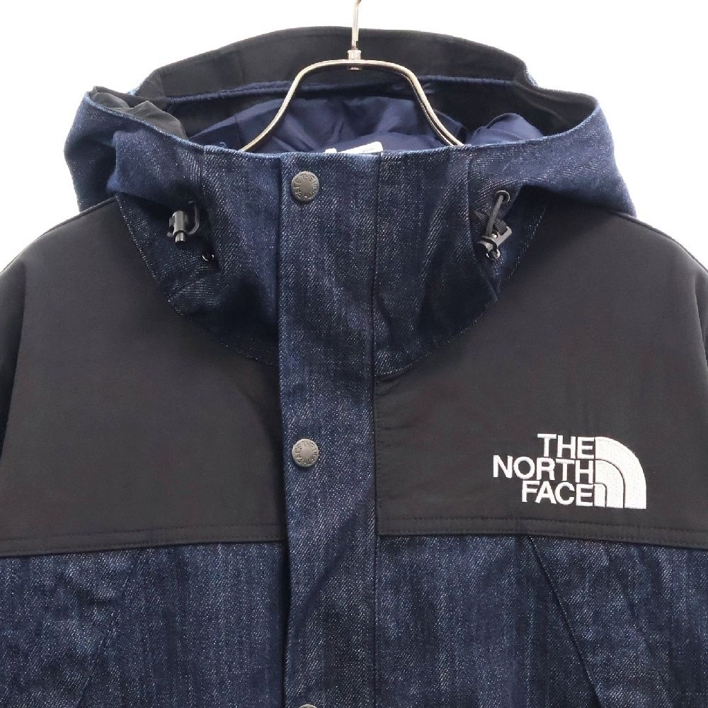 ノースフェイス × シュプリーム 15SS デニム マウンテン パーカー