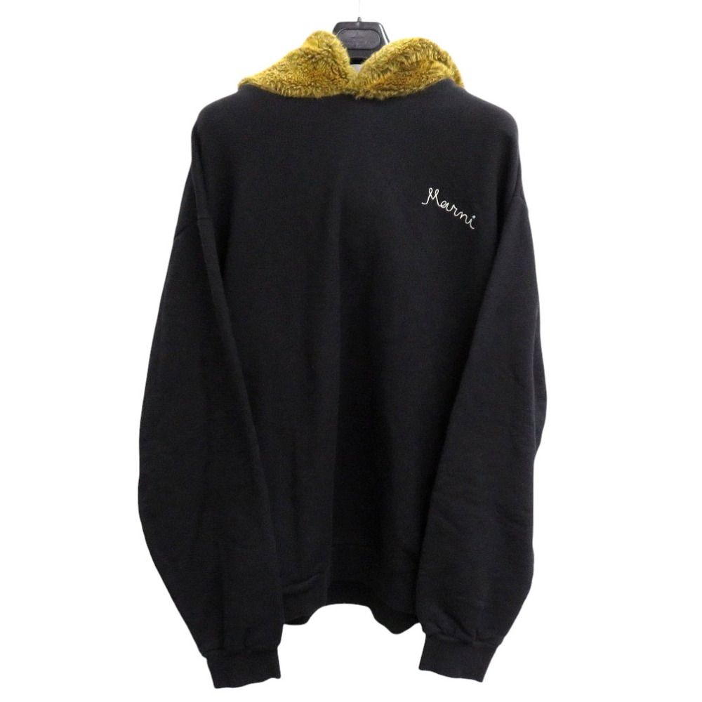 美品 マルニ パーカー コットン ブラック 黒 1590 MARNI - メルカリ