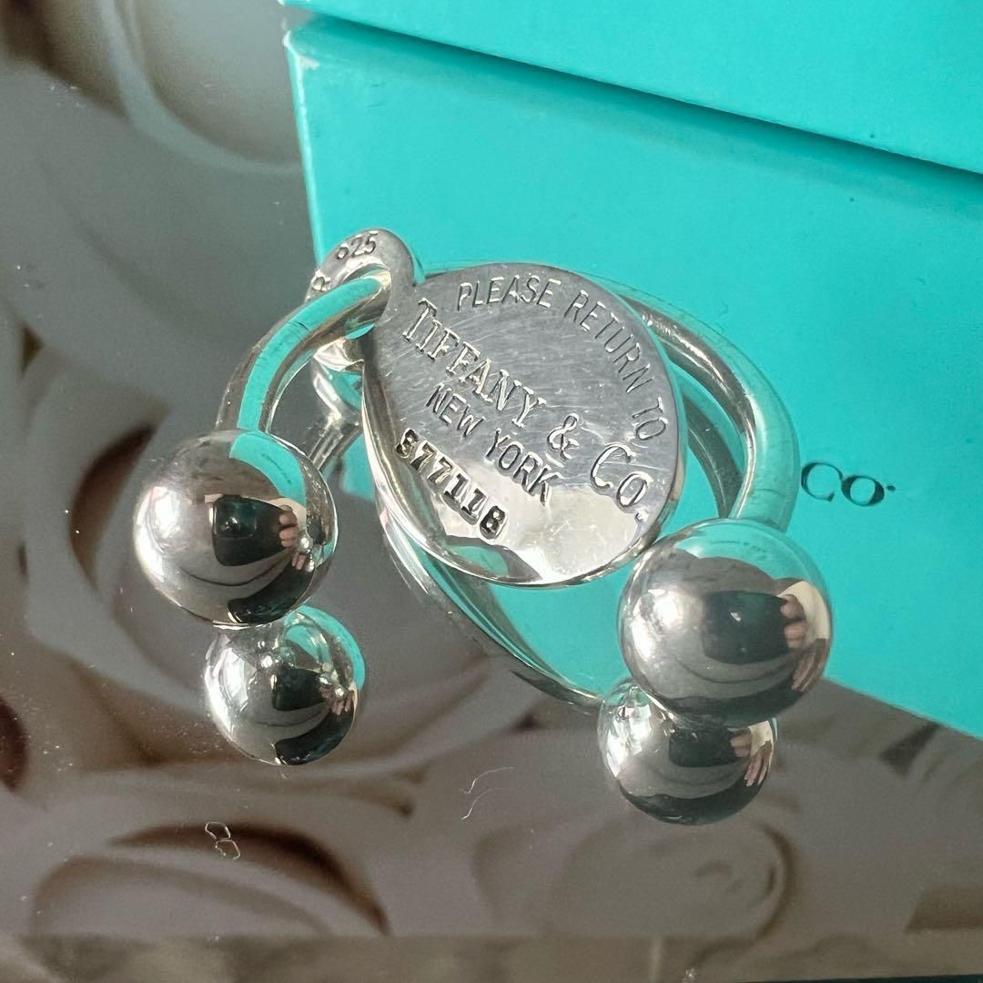 新しいブランド 【美品】TIFFANY&Co リターントゥ キーリング