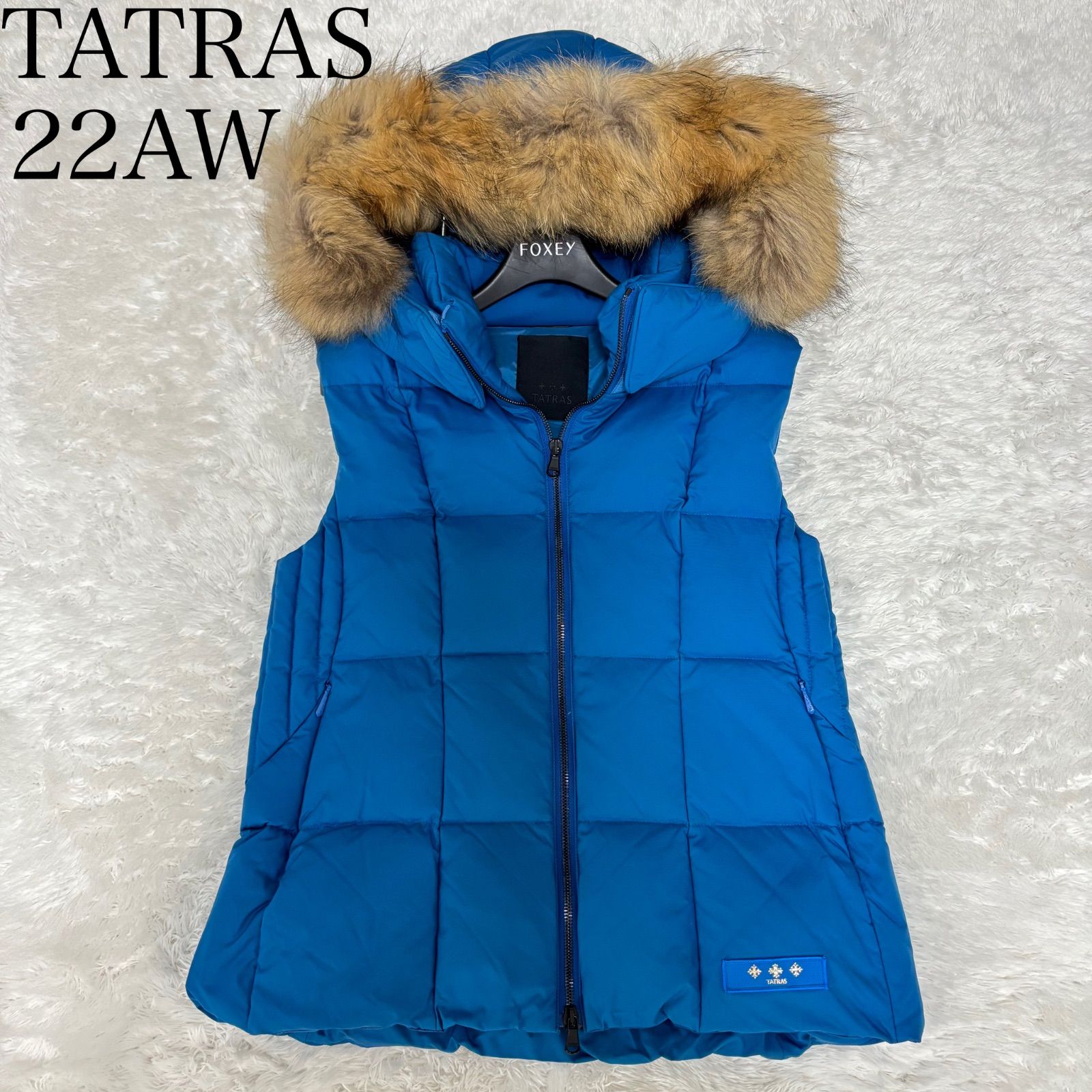 22AW TATRAS タトラス ダウンベスト ザラガ リアルファー 3way
