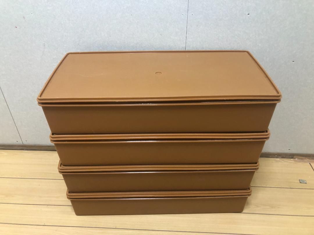 TUPPERWARE タッパーウェア　スーパーケース　ブラウン　75027-2- TUPPERWARE タッパーウェア スーパーケース ブラウン 75027-2