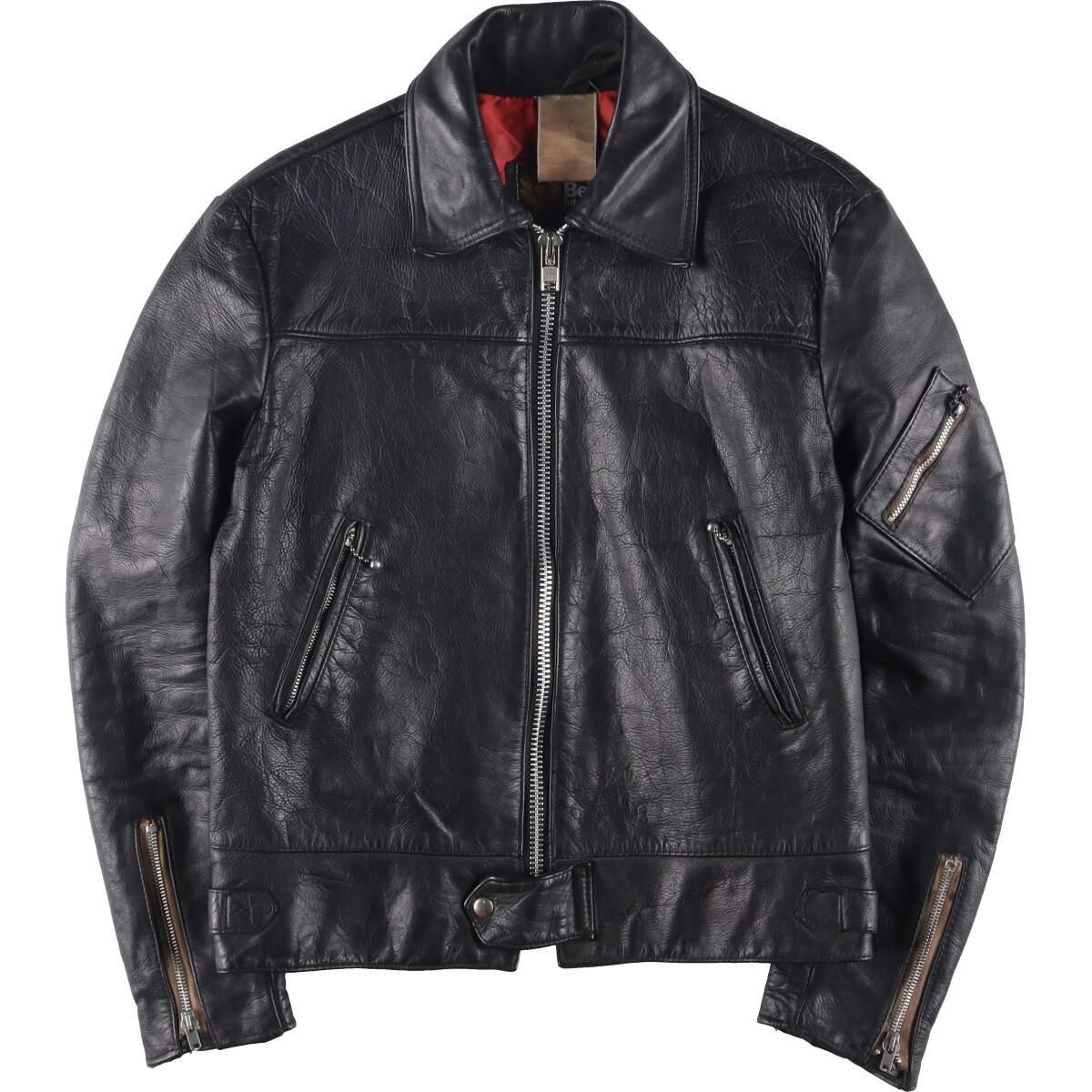 古着 70年代 ベルスタッフ Belstaff シングルライダースジャケット