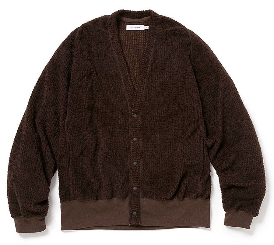 専用　22SS ノンネイティブ NN-C4101 フリース カーディガン 茶 nonnative｜ノンネイティブ DWELLER CARDIGAN POLY FLEECE