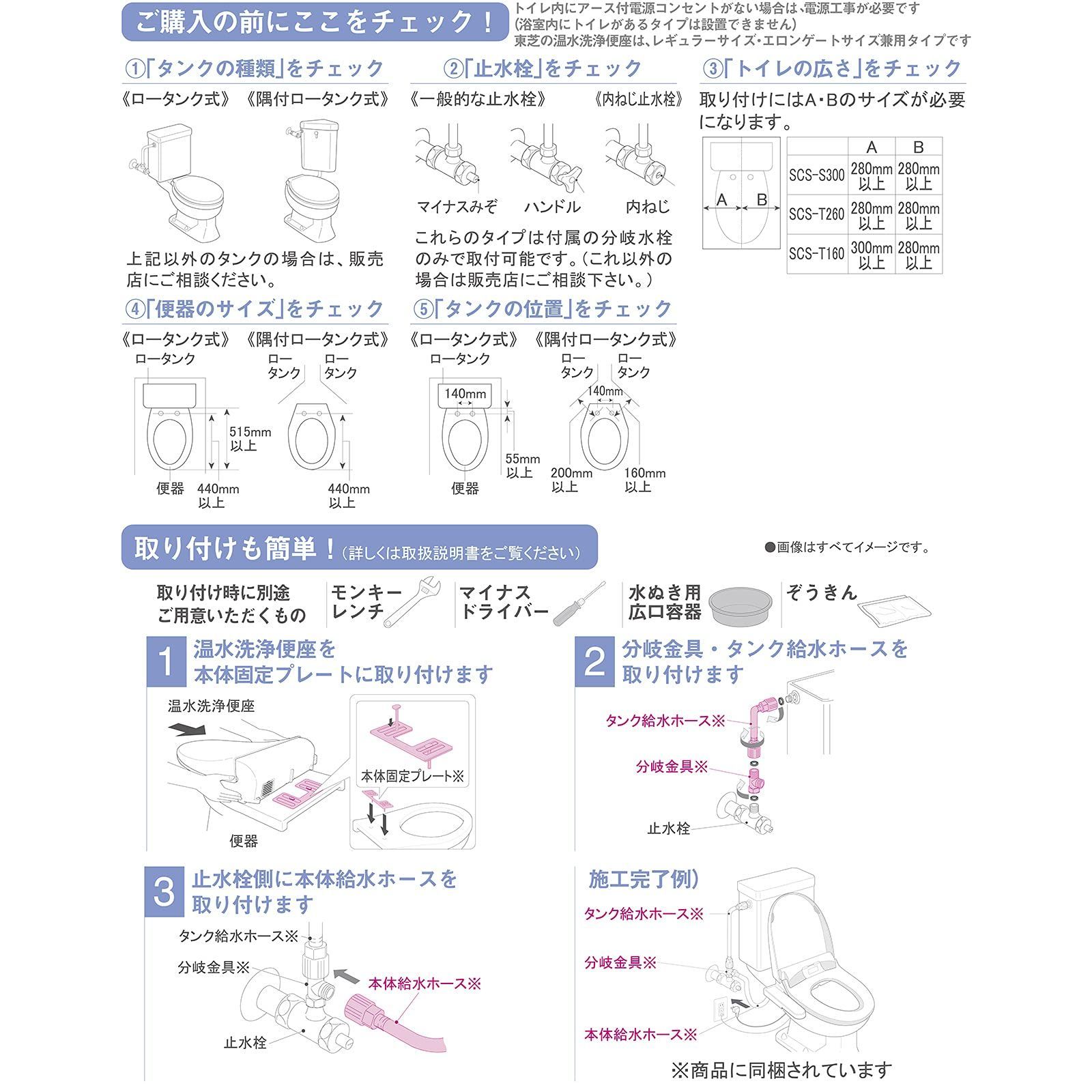 東芝 温水洗浄便座 クリーンウォッシュ オート脱臭・省エネ型(瞬間式