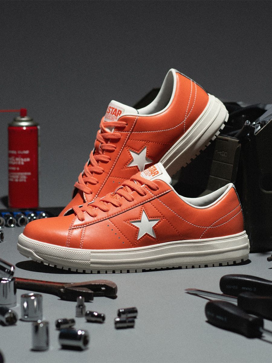 未使用 コンバース ワンスター PS 安全靴 オレンジ 木村拓哉 CPD