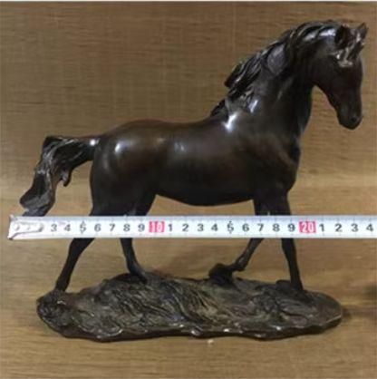 銅器 十二支馬 馬到成功 招財馬 家内 玄関 風水 装飾品 工芸品