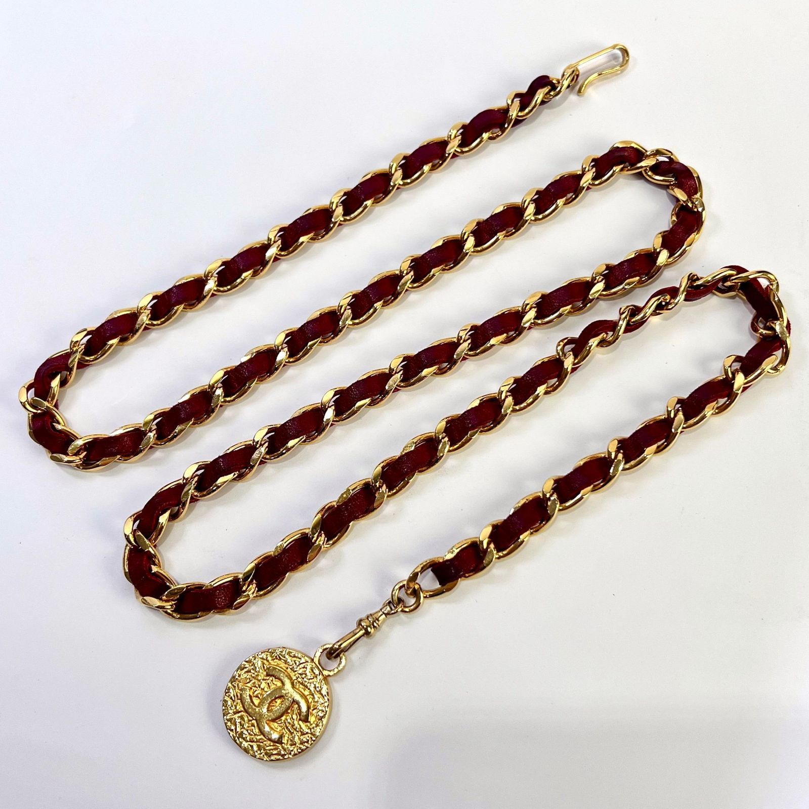 ▼CHANEL ココマーク　ヴィンテージ　1982　チェーン　ベルト CHANEL シャネル 1982 ココマーク チェーン ベルト ヴィンテージGP