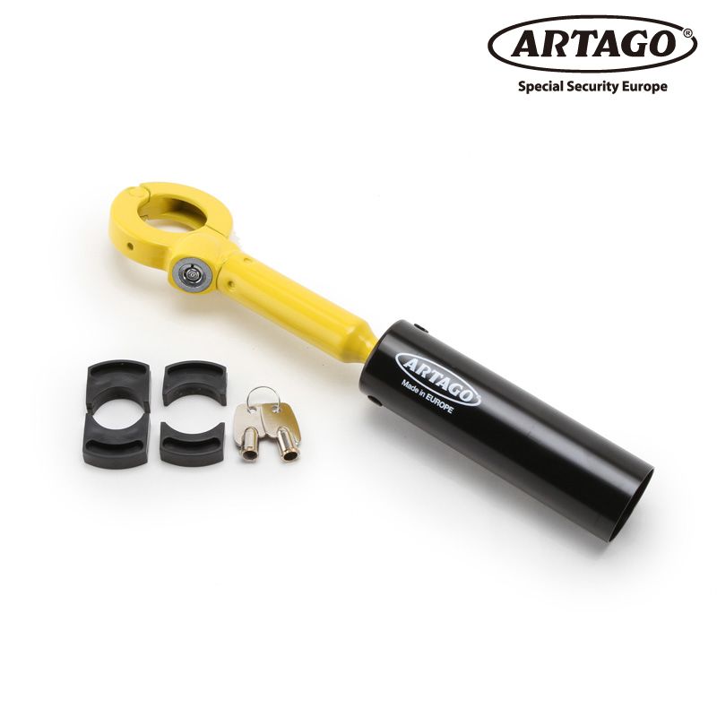ARTAGO AUTO 862A|B シフト サイドブレーキ ロック アルタゴ 自動車 汎用 セキュリティ 防犯 盗難防止 鍵 キー2本付