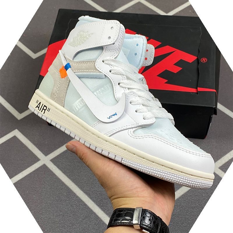 本日の新品は未使用です OFF-WHITE x Jordan Air Jordan 1 Retro HighWhite 並行輸入品【AA3834-101】