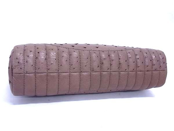 【美品】 BEAUGRAND オーストリッチ ショルダーバッグ 2Way JRA 美品】 BEAUGRAND オーストリッチ ショルダーバッグ 2Way JRA