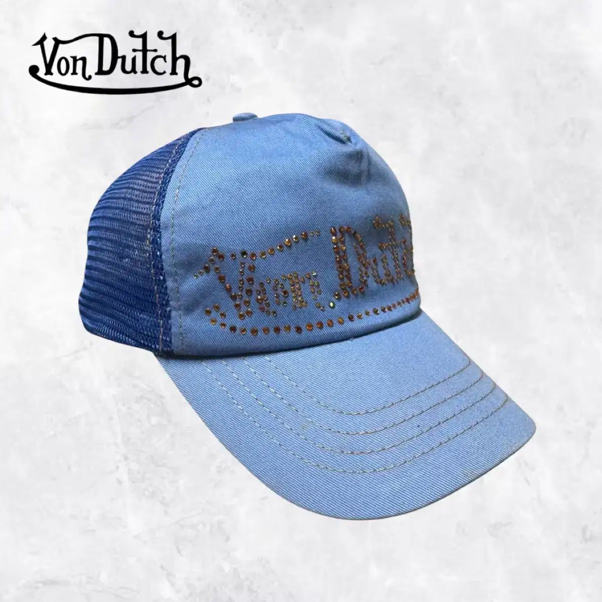Von Dutch ボンダッチ デニムキャップ 帽子 新品 海外限定！！ Von