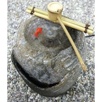 信楽焼 陶器 手水鉢 和風 循環式電動つくばい 湧き水つくばい 泉 dt