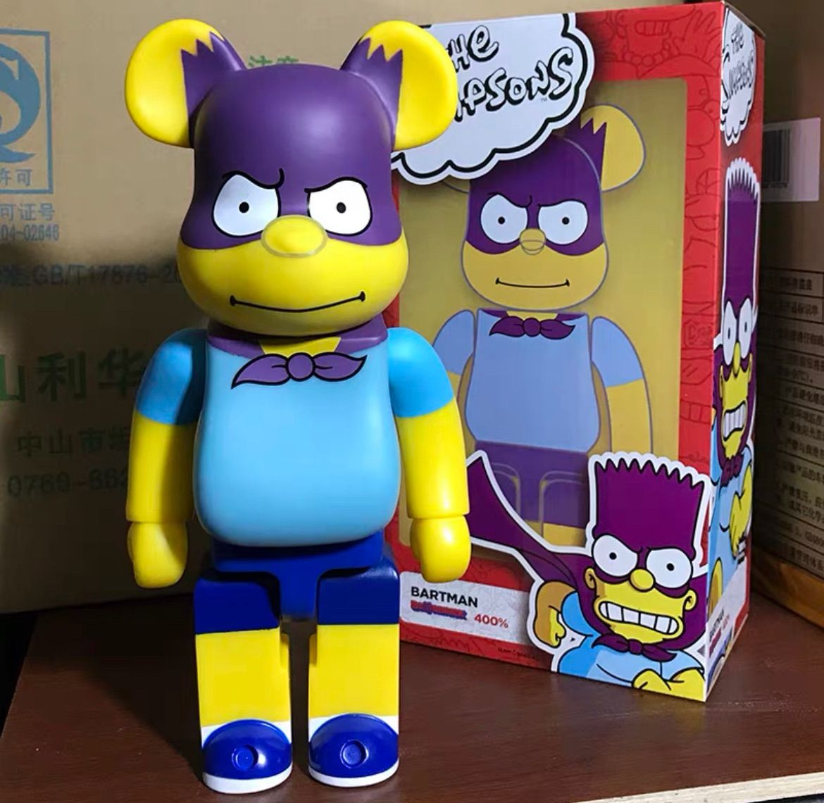 ベアブリック BE@RBRICK The Simpsons Bartman シンプソンズ バットマン 400% 28センチ - メルカリ